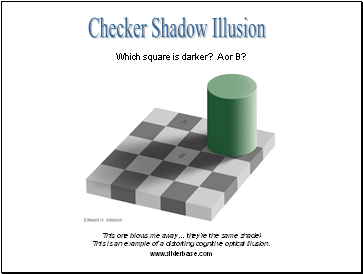 Checker Shadow Illusion
