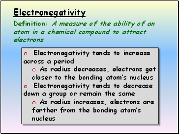 Electronegativity