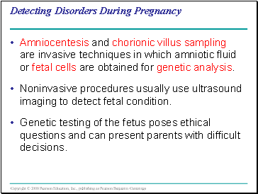 Detecting Disorders During Pregnancy