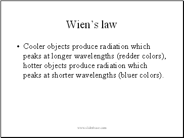 Wiens law