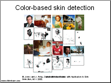 Color-based skin detection