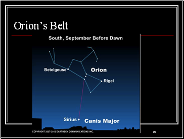 Orions Belt