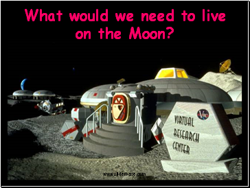What would we need to live on the Moon?