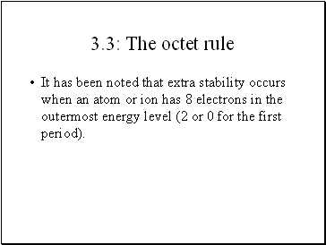 The octet rule