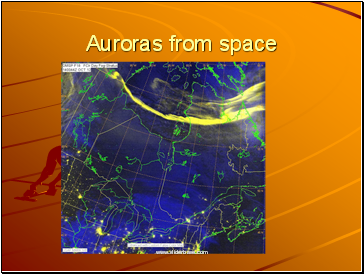 Auroras from space
