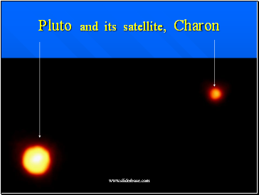 Pluto and its satellite, Charon