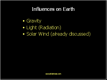 Influences on Earth