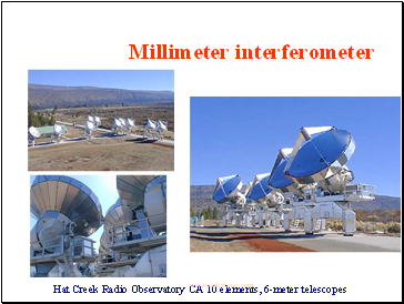 Millimeter interferometer