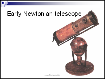 Early Newtonian telescope