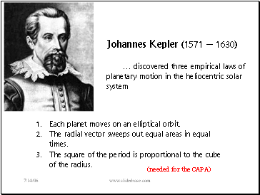 Johannes Kepler (1571  1630)