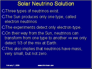 Solar Neutrino Solution