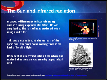 The Sun and infrared radiation
