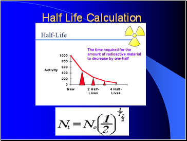 Half Life Calculation