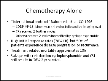 Chemotherapy Alone