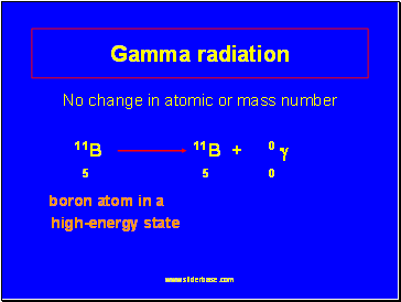 Gamma radiation