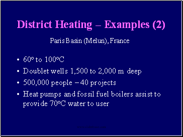 District Heating  Examples (2)