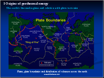 1 Origins of geothermal energy The earths thermal regime and relation with plate tectonics
