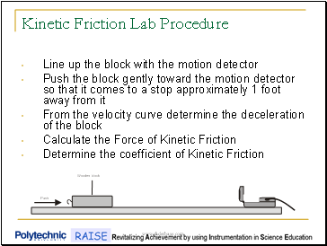 Kinetic Friction Lab Procedure