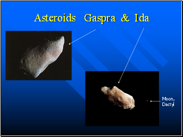 Asteroids Gaspra & Ida