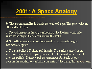 2001: A Space Analogy