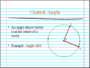 Central Angle