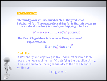 Exponentiation: