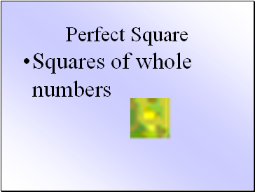 Perfect Square