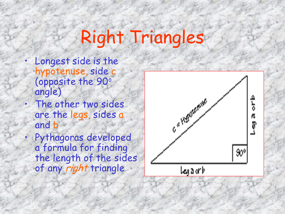Pythagorean Theorum Revised - Presentation Mathematics