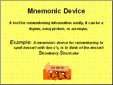 Mnemonic Device