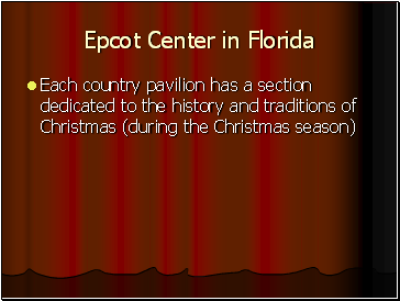 Epcot Center in Florida