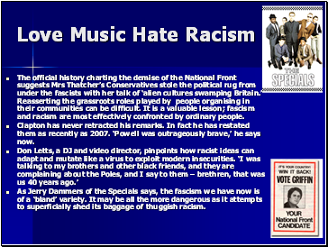 Love Music Hate Racism