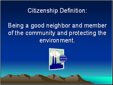 Citizenship Definition: