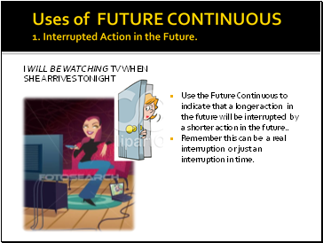 Uses of future continuous