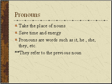 Pronouns