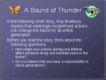 A Sound of Thunder