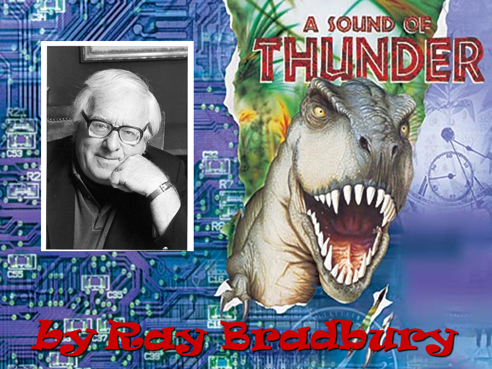 Resultado de imagen de a sound of thunder ray bradbury