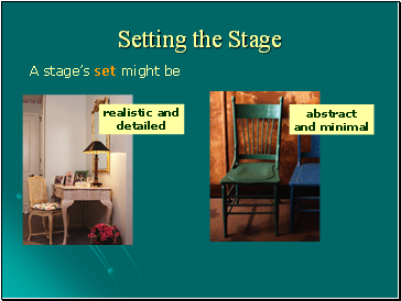 A stages set might be