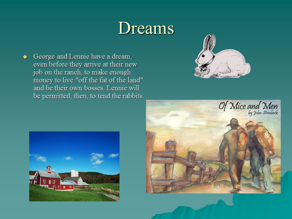 Of Mice And Men George And Lennie Dream - cloudshareinfo