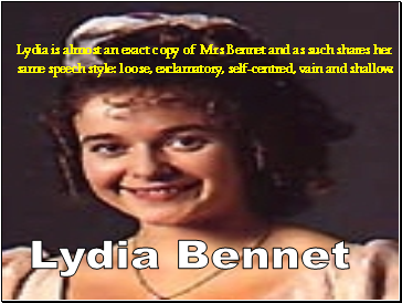Lydia Bennet