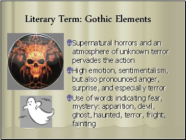 Literary Term: Gothic Elements