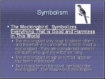To Kill a Mockingbird - Presentation English Literature