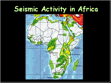 Seismic Activity in Africa