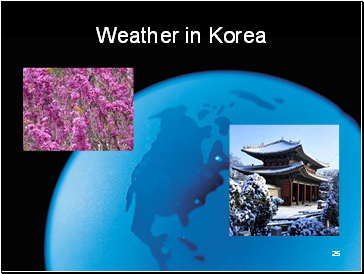 Weather in Korea