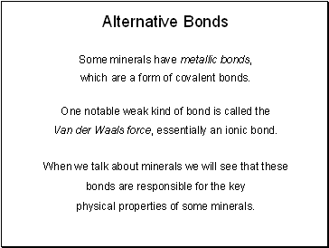 Alternative Bonds