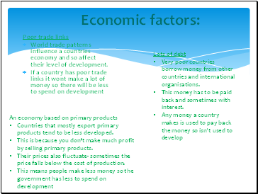 Economic factors