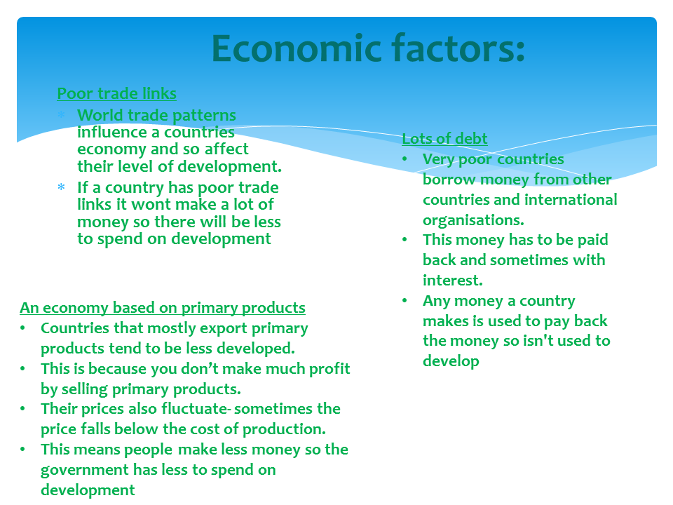 Economic Factors That Influence Our Quality Of