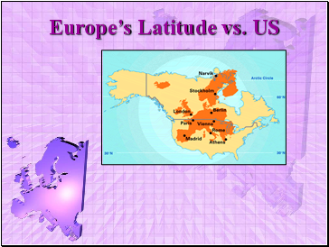 Europes Latitude vs. US