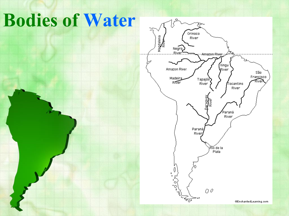 South America the continent - Presentation Geography