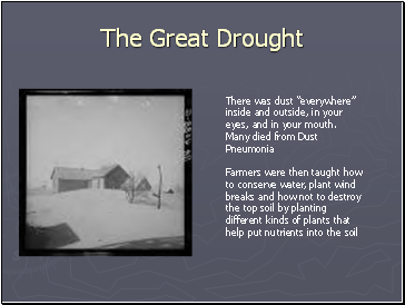 The Great Drought