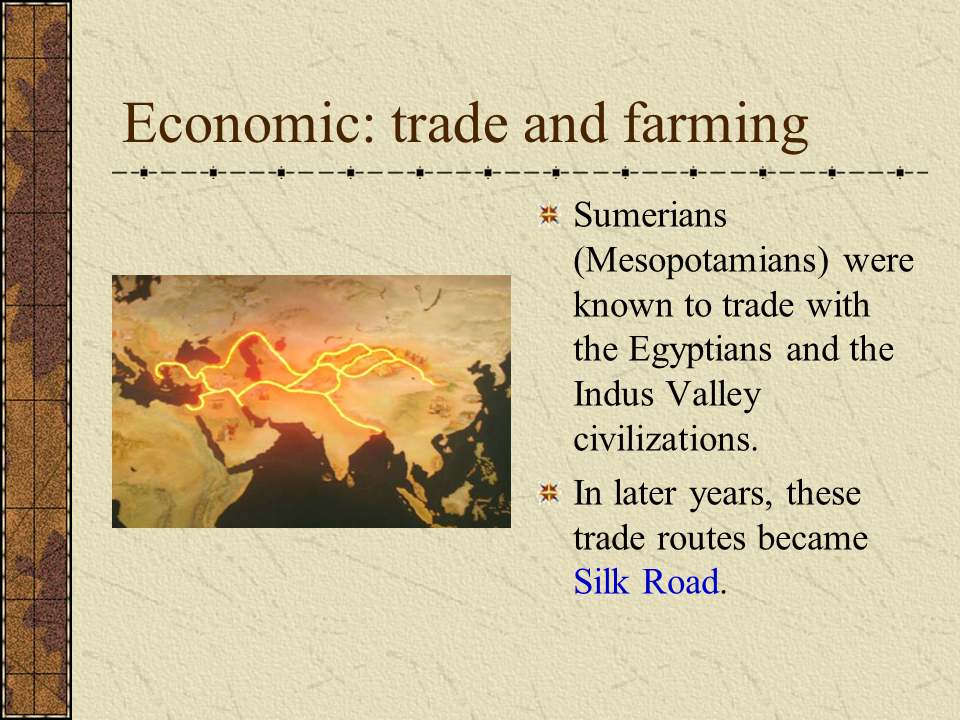 Mesopotamian trade and money system *